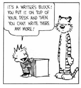 God, Calvin, even Hobbes is getting tired of your shit.